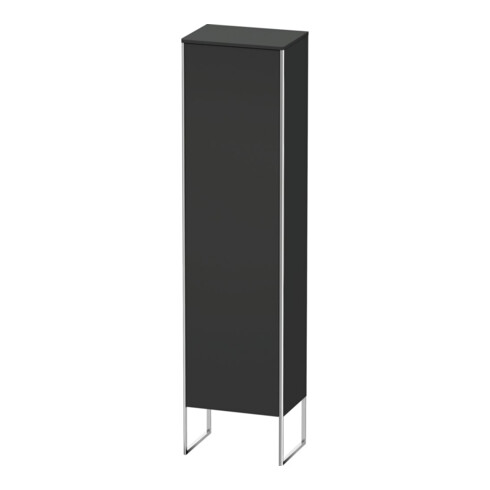 Duravit Hochschrank XSquare 50x35,6x201,6cm, st, T. re, graph matt