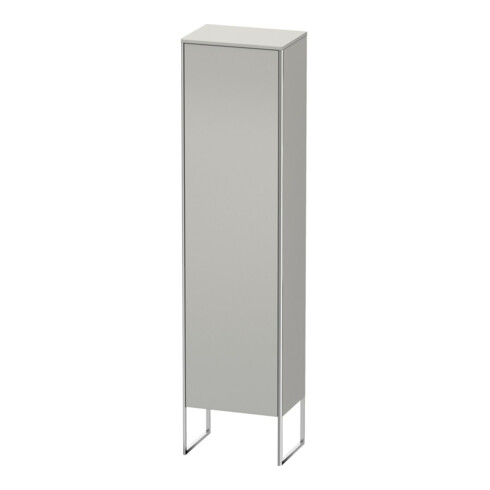 Duravit Hochschrank XSquare 50x35,6x201,6cm, steh., T. li, betongr m
