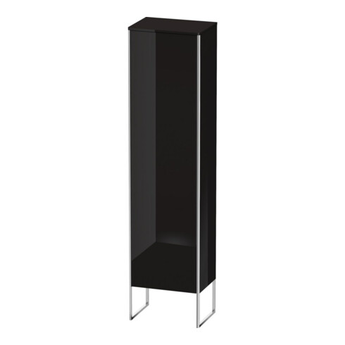 Duravit Hochschrank XSquare 50x35,6x201,6cm, steh., T. li, sw hgl
