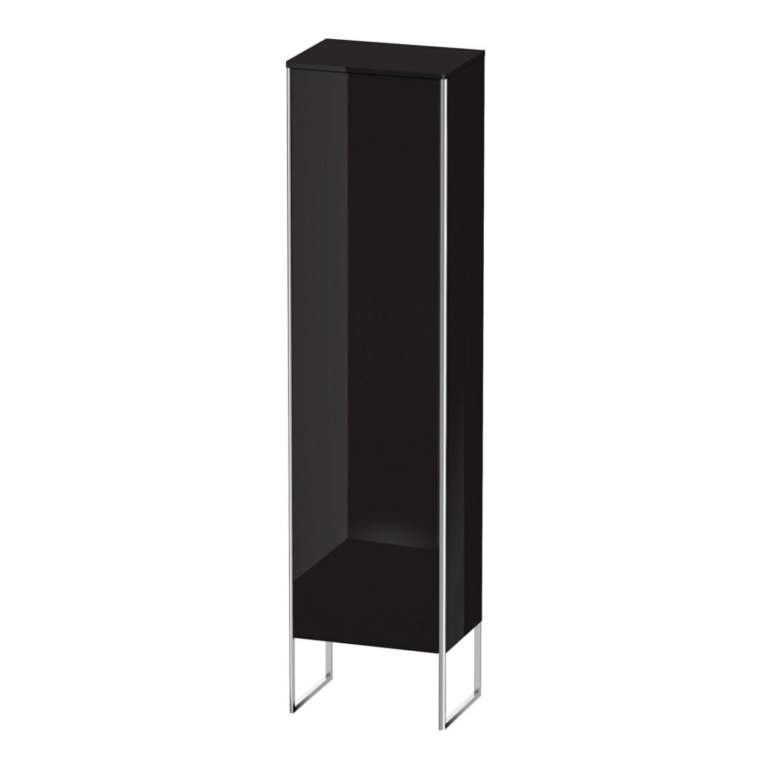 Duravit Hochschrank XSquare 50x35,6x201,6cm, steh., T. li, sw hgl