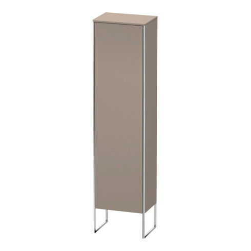 Duravit Hochschrank XSquare 50x35,6x201,6cm, steh., T. re, bas. matt