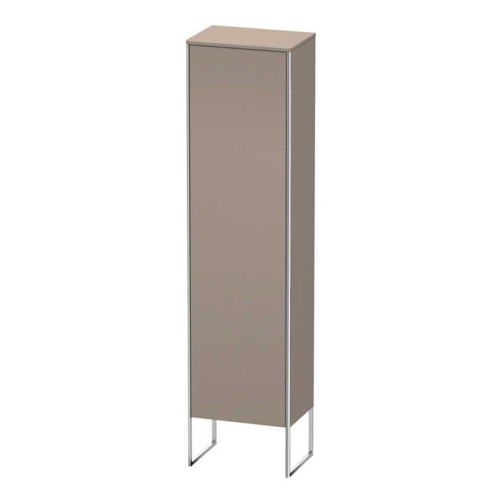 Duravit Hochschrank XSquare 50x35,6x201,6cm, steh., T. re, bas. matt