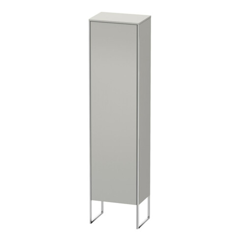 Duravit Hochschrank XSquare 50x35,6x201,6cm, steh., T. re, betongr m