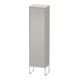Duravit Hochschrank XSquare 50x35,6x201,6cm, steh., T. re, betongr m-4