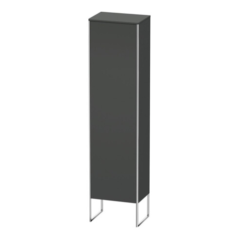 Duravit Hochschrank XSquare 50x35,6x201,6cm, steh., T. re, graph m