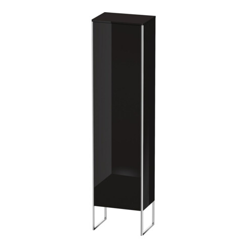 Duravit Hochschrank XSquare 50x35,6x201,6cm, steh., T. re, sw hgl