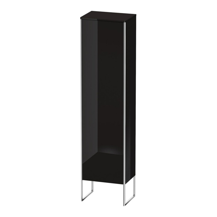 Duravit Hochschrank XSquare 50x35,6x201,6cm, steh., T. re, sw hgl