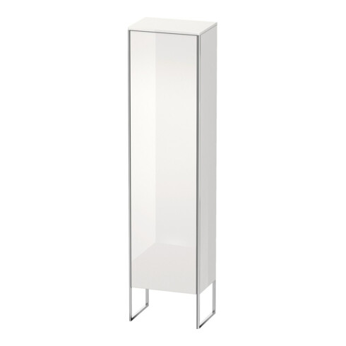 Duravit Hochschrank XSquare 50x35,6x201,6cm, steh., T. re, we hgl