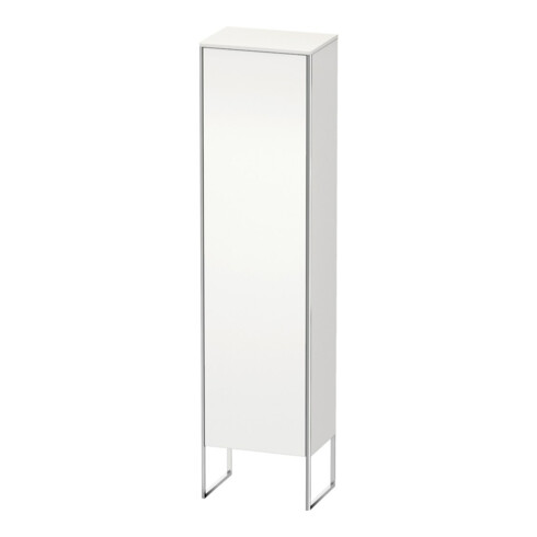 Duravit Hochschrank XSquare 50x35,6x201,6cm, steh., T. re, we s-matt