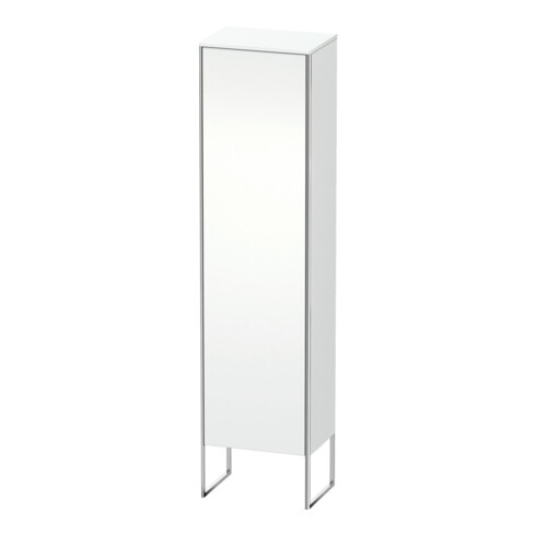 Duravit Hochschrank XSquare 50x35,6x201,6cm, steh., T. re, weiß matt