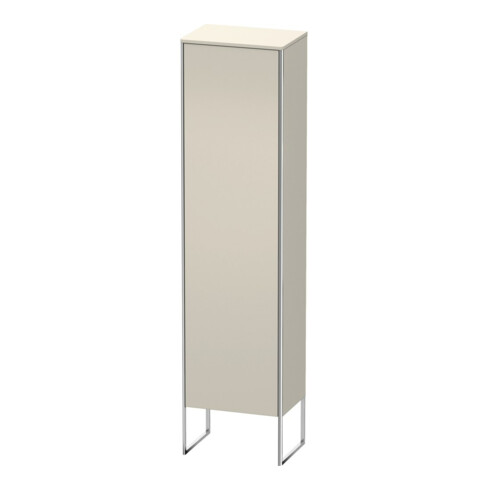 Duravit Hochschrank XSquare 50x35,6x201,6cm, steh., T. rechts, Taupe