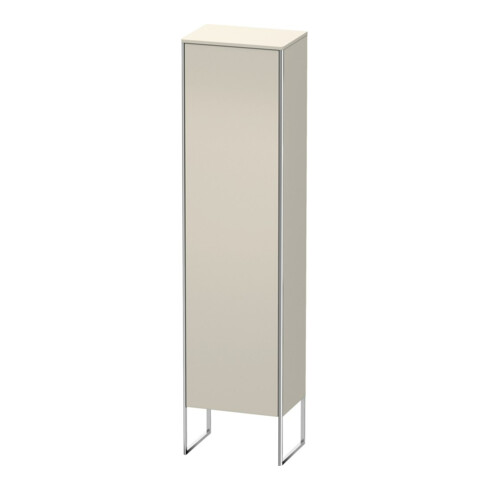 Duravit Hochschrank XSquare 50x35,6x201,6cm, steh., Tür links, Taupe