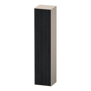 Duravit Hochschrank Zencha 40x36x176cm, 1 T, An R, E schw/tau matt