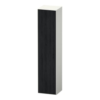 Duravit Hochschrank Zencha 40x36x176cm, 1 T, An re, Ei sw/we matt