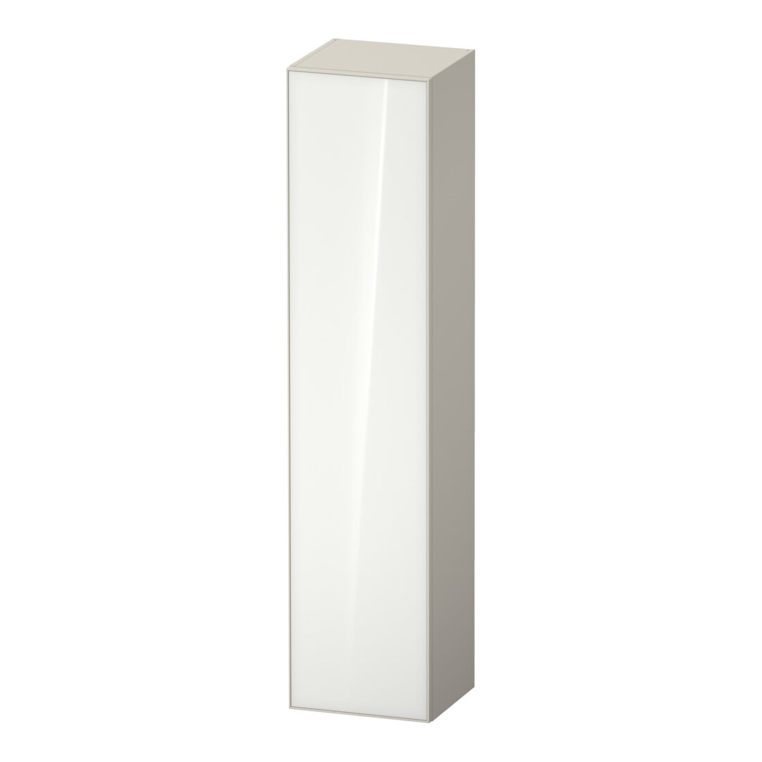 Duravit Hochschrank Zencha 40x36x176cm, 1 T, An re, Gl. w/taup matt