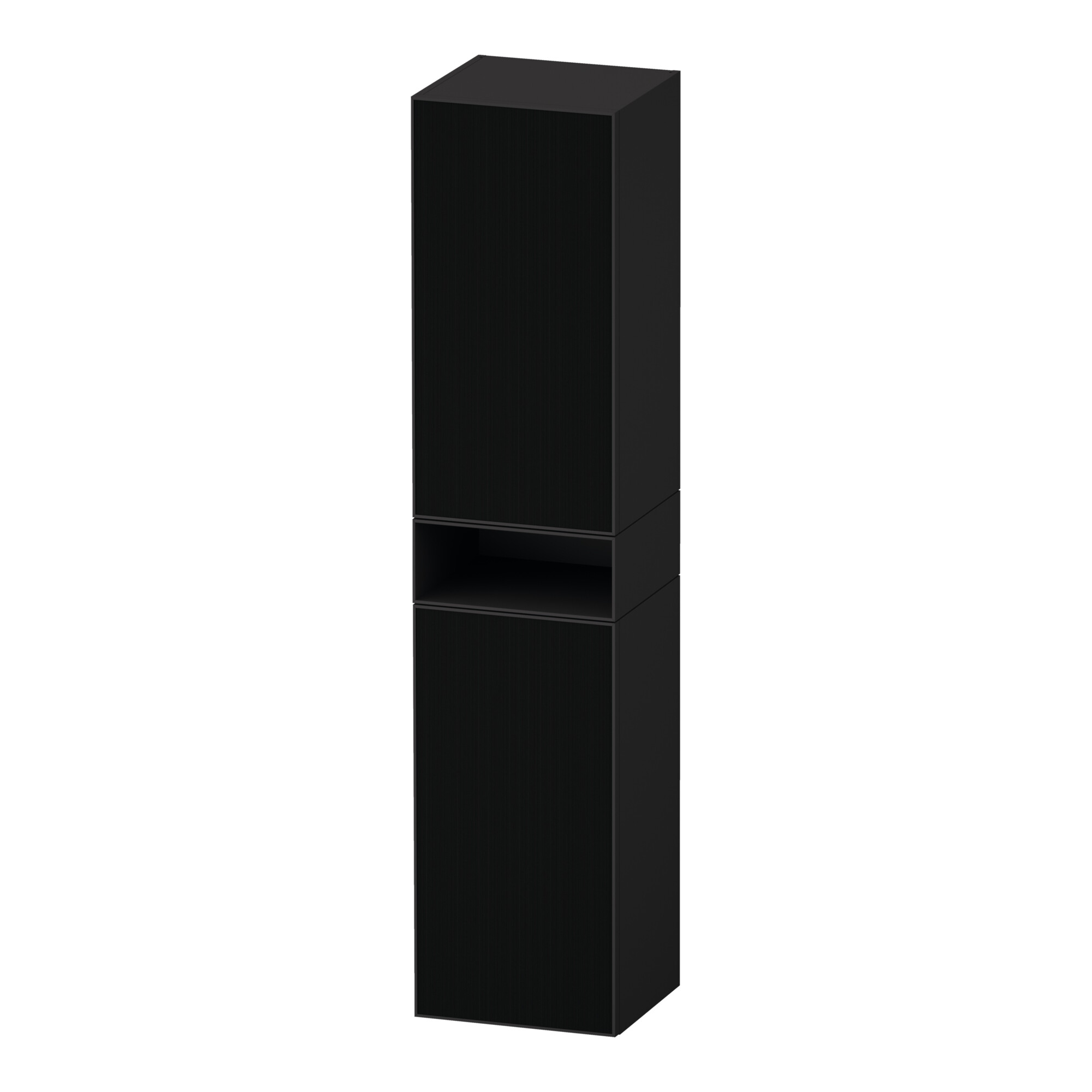 Duravit Hochschrank Zencha 40x36x176cm, 2 T, An l, Gl s Lin/gr matt