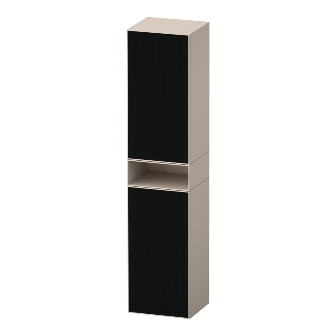 Duravit Hochschrank Zencha 40x36x176cm, 2 T, An l, Gl s Lini/t matt
