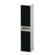 Duravit Hochschrank Zencha 40x36x176cm, 2 T, An l, Gl s Lini/w matt-1