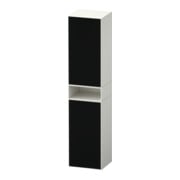 Duravit Hochschrank Zencha 40x36x176cm, 2 T, An l, Gl s Lini/w matt