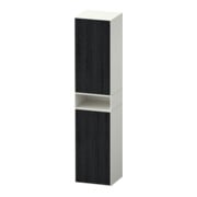 Duravit Hochschrank Zencha 40x36x176cm, 2 T, An li, Ei sw/we matt