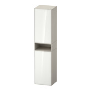 Duravit Hochschrank Zencha 40x36x176cm, 2 T, An li, Gl. w/taup matt