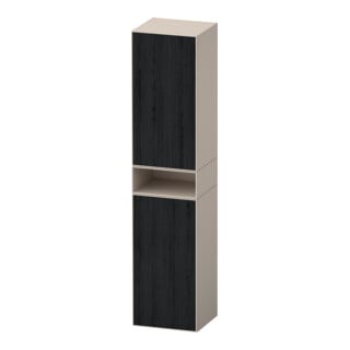 Duravit Hochschrank Zencha 40x36x176cm, 2 T, An r, E sw/tau matt