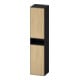 Duravit Hochschrank Zencha 40x36x176cm, 2 T, An r, Ei nat/grap matt-1