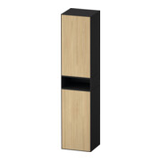 Duravit Hochschrank Zencha 40x36x176cm, 2 T, An r, Ei nat/grap matt