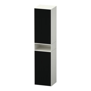 Duravit Hochschrank Zencha 40x36x176cm, 2 T, An r, Gl s Lini/w matt