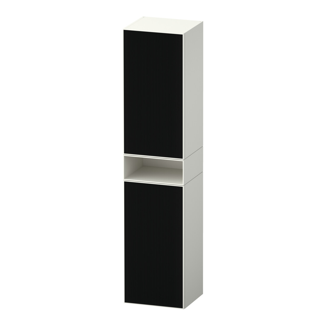 Duravit Hochschrank Zencha 40x36x176cm, 2 T, An r, Gl s Lini/w matt