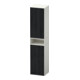 Duravit Hochschrank Zencha 40x36x176cm, 2 T, An re, Ei sw/we matt-1