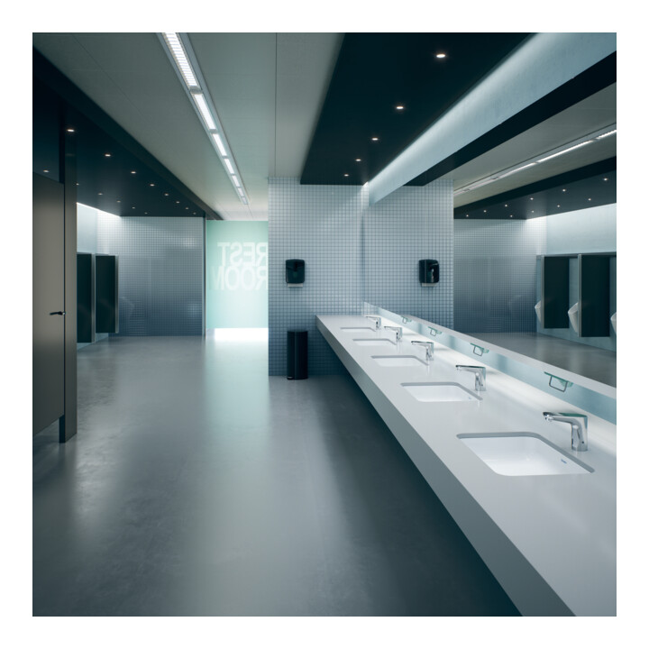 Duravit Infrarot-Waschtischarmatur Sensor 1 Battterie, A 122mm, Wassertemp. vor., c