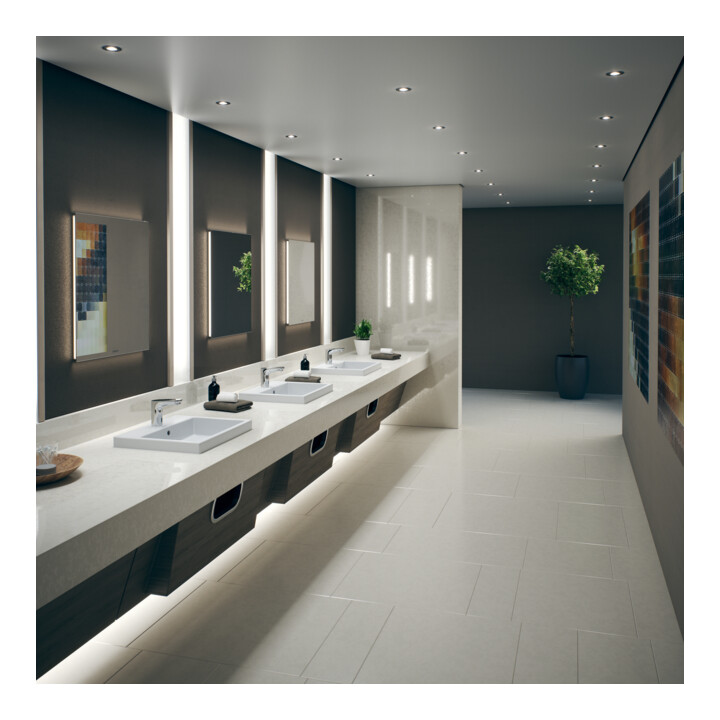 Duravit Infrarot-Waschtischarmatur Sensor 1 Netzt, A 122mm, Wassertemp. vor., chr