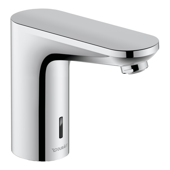 Duravit Infrarot-Waschtischarmatur Sensor 1 Netzt, Ausl. 122mm, Temp.-Reg., chr