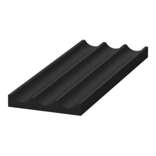 Duravit Inneneinteilung 100x321x16mm, MDF, sw, Aluminium