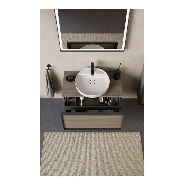Duravit Inneneinteilung Qatego MDF-Platte, Diamant-sw, 10x27,1x1,6cm
