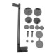 Duravit Jeu de charnières pour siège sans abaissement automatique, acier inoxydable-1
