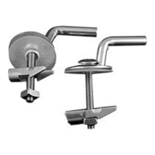 Duravit Jeu de charnières pour siège WC avec frein de chute, acier inoxydable