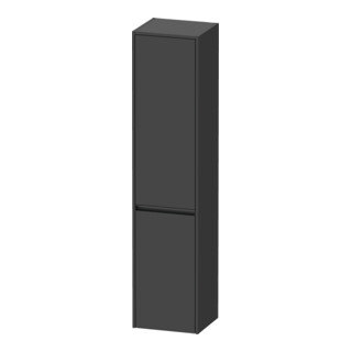 Duravit Ketho.2 Armoire haute 40x36x176 cm, 2 portes, raccord droite, gris mat