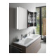 Duravit Ketho.2 Armoire miroir LED, blanc, 100x15,7x70 cm, avec éclairage lavabo
