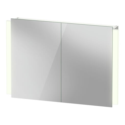 Duravit Ketho.2 Armoire miroir LED, blanc, 100x15,7x70 cm, sans prise lave-mains