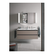 Duravit Ketho.2 Armoire miroir LED, blanc, 120x15,7x70 cm, avec éclairage lavabo-5