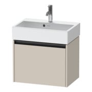 Duravit Ketho.2 Compact Meuble sous lavabo 58,4x39x44 cm, 1 tiroir, suspendu, taupe mat