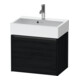 Duravit Ketho.2 Compact Meuble sous-lavabo 58,4x39x44cm, 1 tiroir, suspendu, noir œuf-1