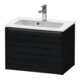 Duravit Ketho.2 Compact meuble sous-lavabo 61x39 cm, blanc œuf, 1 tiroir, suspendu-1