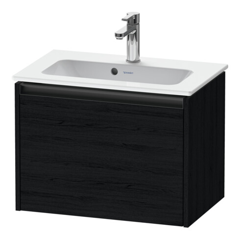 Duravit Ketho.2 Compact meuble sous-lavabo 61x39 cm, blanc œuf, 1 tiroir, suspendu