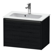 Duravit Ketho.2 Compact meuble sous-lavabo 61x39 cm, blanc œuf, 1 tiroir, suspendu