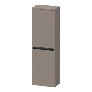 Duravit Ketho.2 Demi-colonne 40x24x132 cm, 2 portes, raccord à droite, base mate