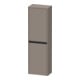 Duravit Ketho.2 Demi-colonne 40x24x132 cm, 2 portes, raccord à droite, base mate-1