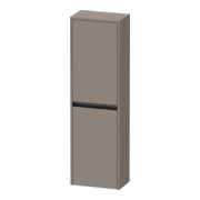 Duravit Ketho.2 Demi-colonne 40x24x132 cm, 2 portes, raccord à droite, base mate